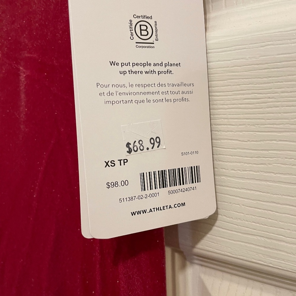 Athleta Elation Velvet tight